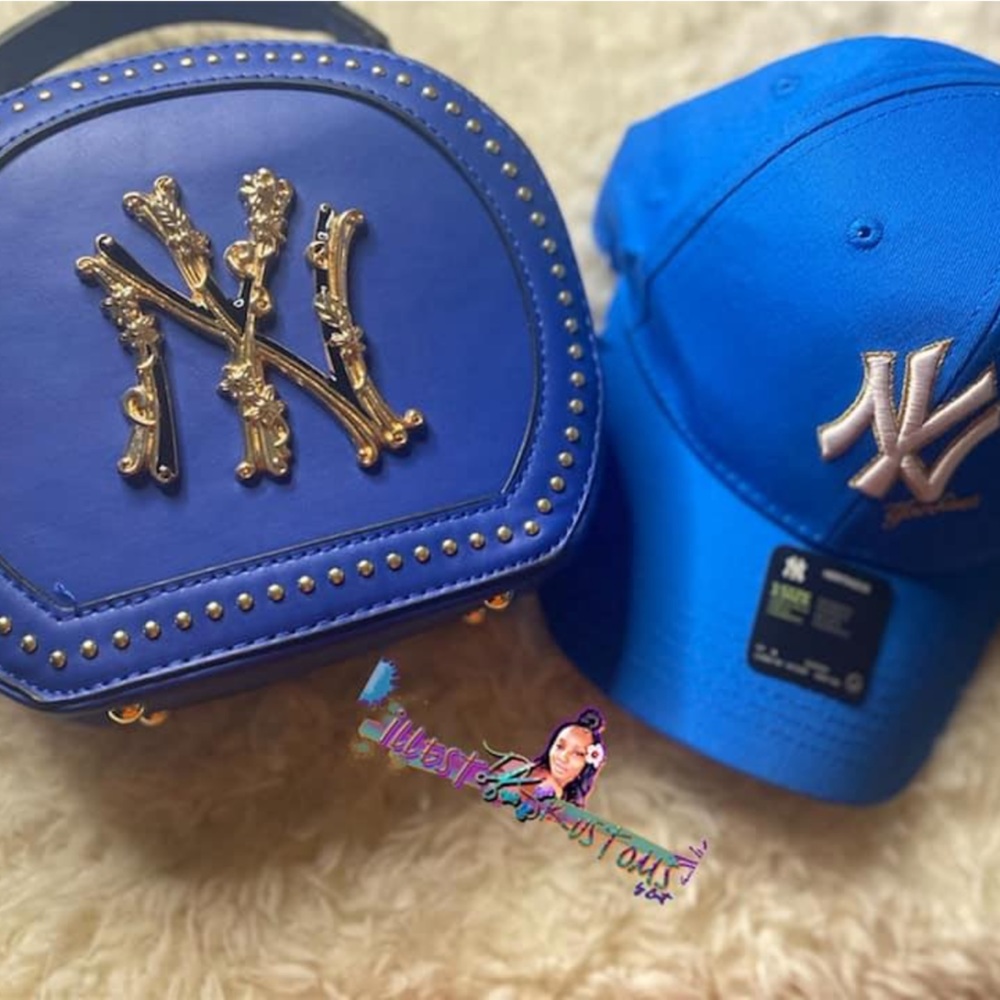 NY crossbody and Hat